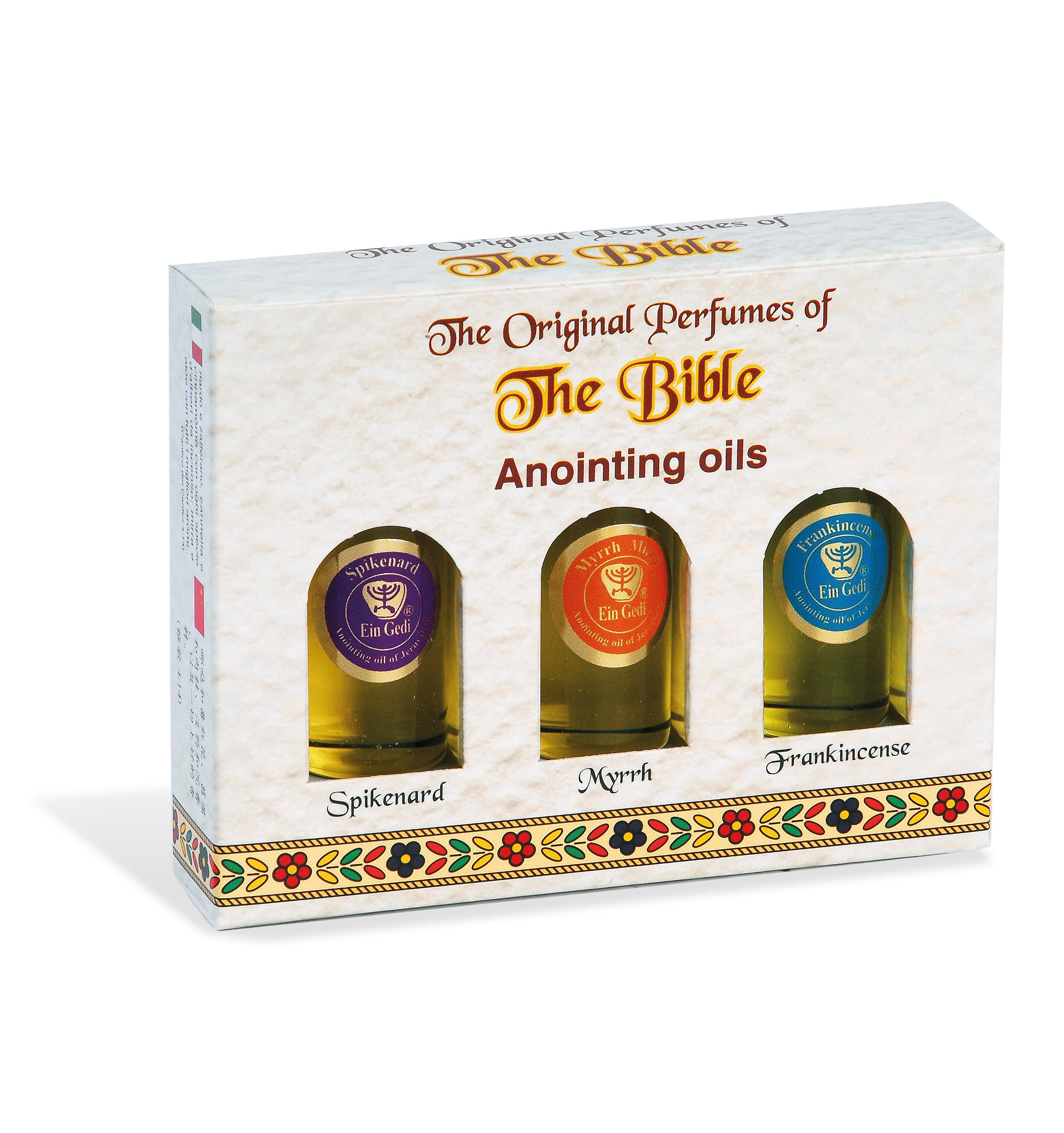 Zalfolie set nardus, mirre en wierook