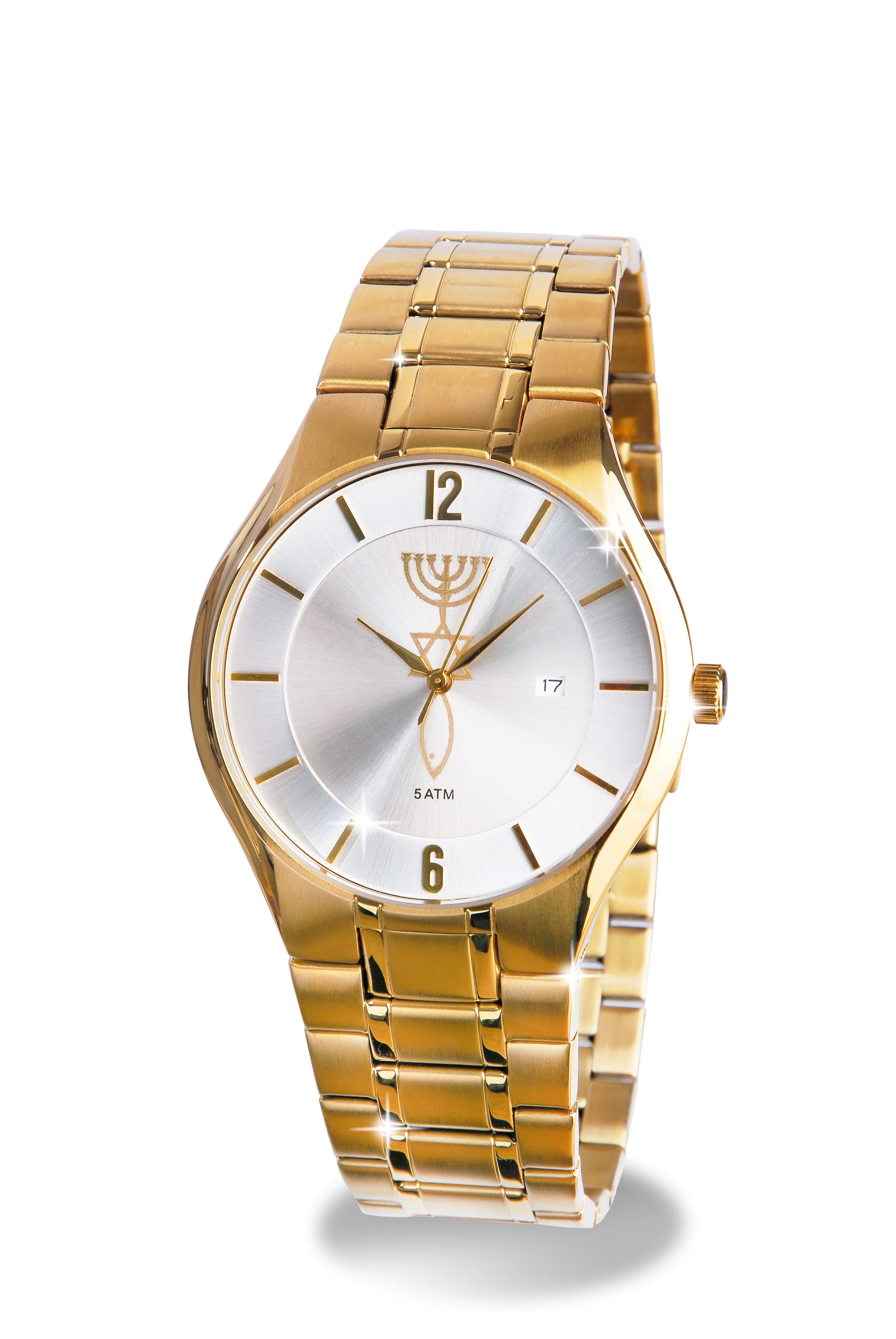 Goudkleurig herenhorloge