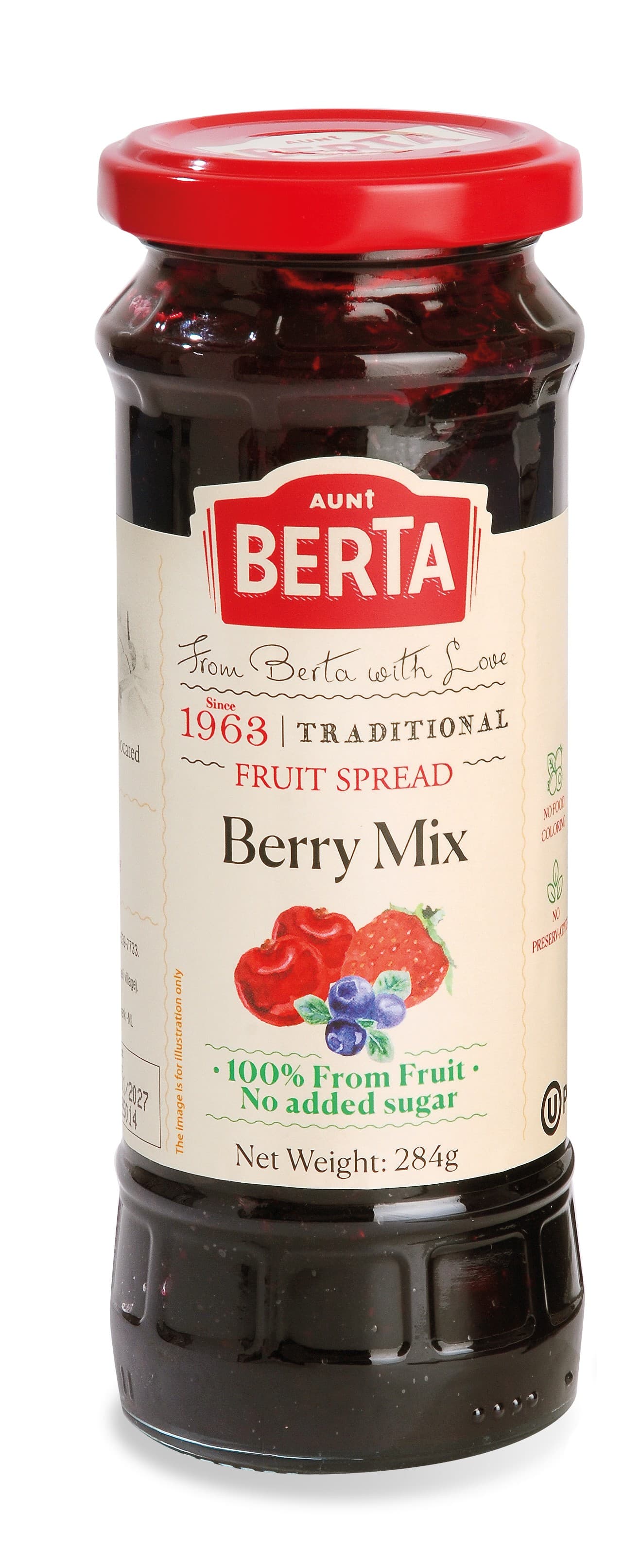 Fruitspread zonder toegevoegde suiker