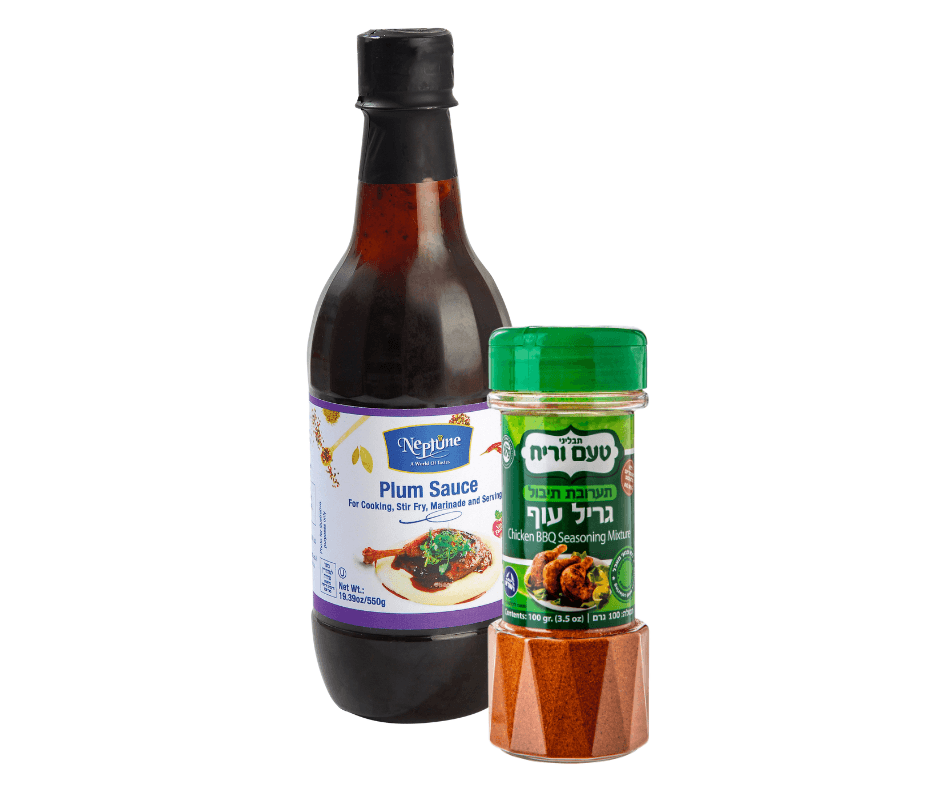 Set pruimensaus en BBQ-kip kruiden - product image