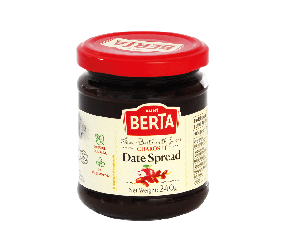 Charosset: Dadel-appel spread