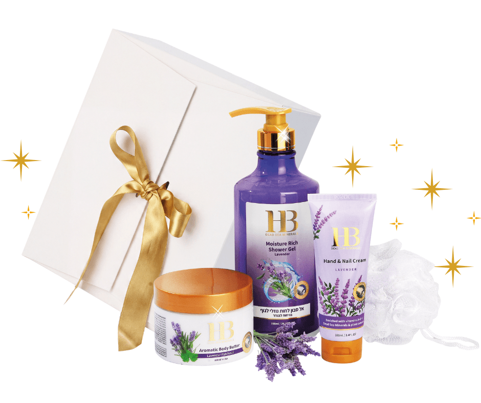Geschenkbox lavendel
